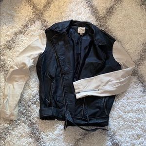 Urban outfitters faux leather moto jacket